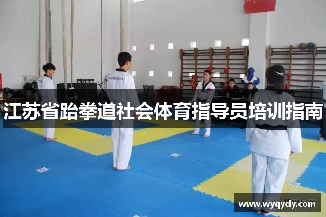 江苏省跆拳道社会体育指导员培训指南